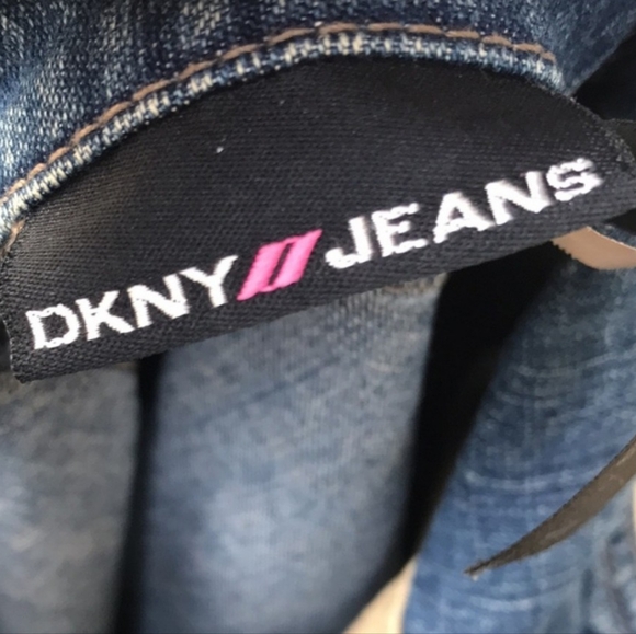 👗 DKNY Blue Denim Dress 👗 - Picture 4 of 9